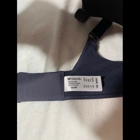 NEW $65 Wacoal How Perfect No-Wire Contour Bra in‎ Graphite [SZ 34DD ] - Picture 5 of 8
